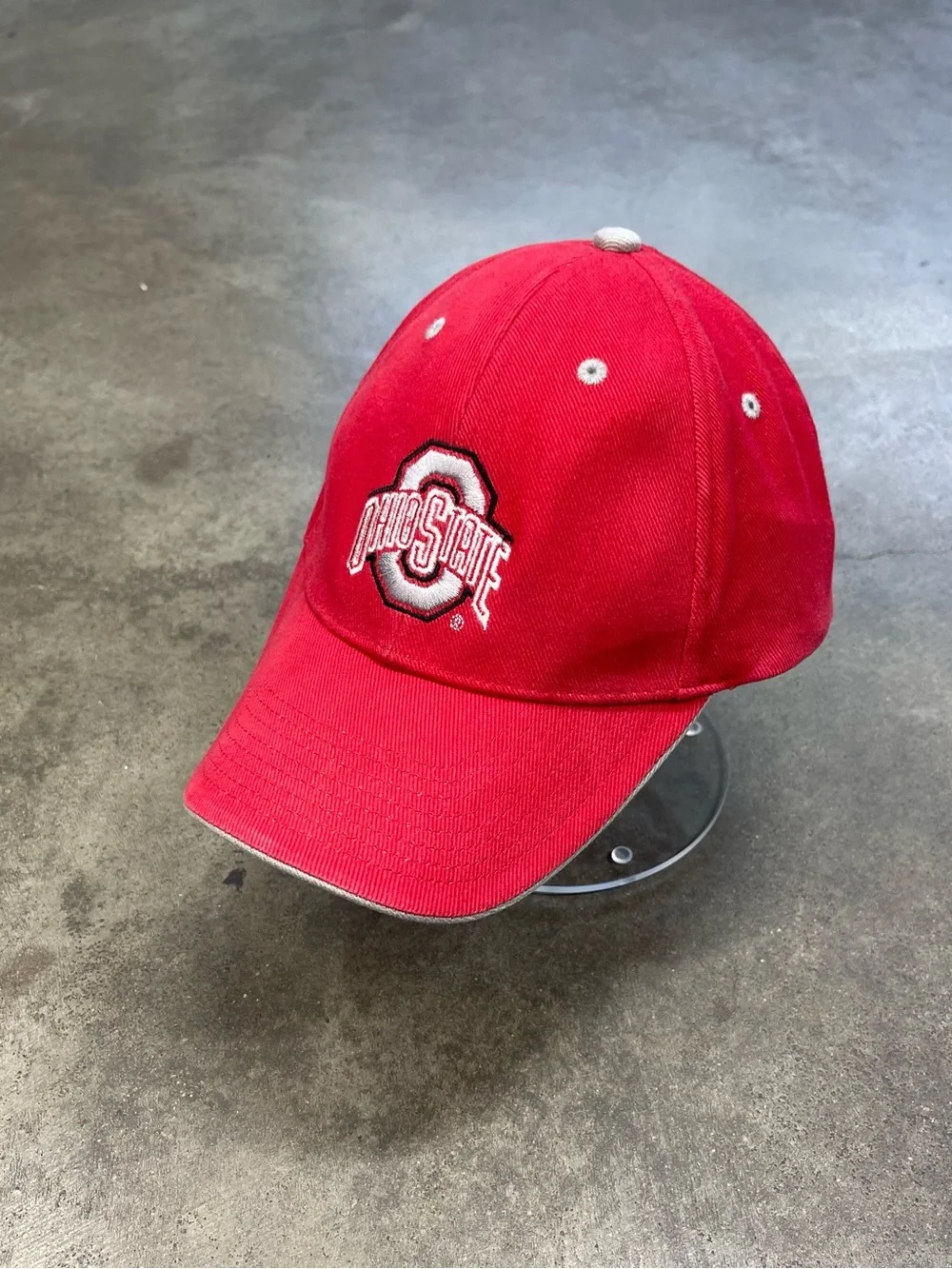 Vintage Ohio State Buckeyes Red Adjustable Hat Cap